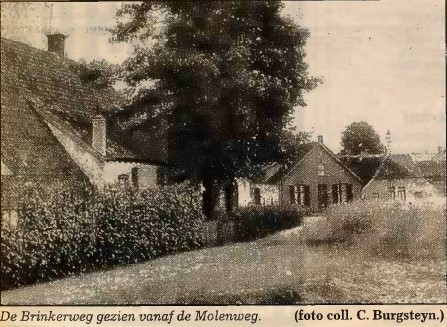 Brinkerweg gezien vanaf de Molenweg Coll C Burgsteyn